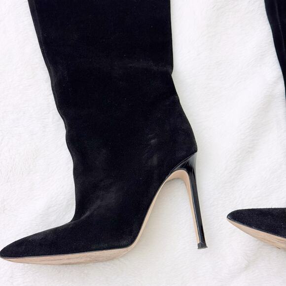 Paris Texas Over-the-knee Suede Boots in Black (Size 37.5) - Picture 6 of 16